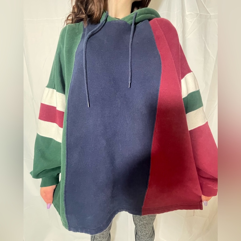 INC Vintage Color Block Hoodie